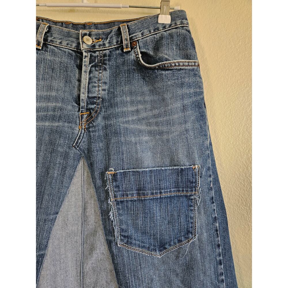 Lucky Brand Vintage Denim Maxi Skirt, Size 10/30 - Picture 3 of 9